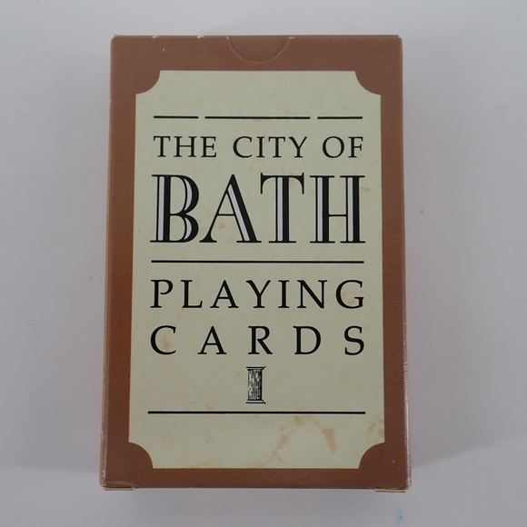 Winston Churchill & City of Bath Set of 2 Full Deck Playing Cards Plastic Coated - Picture 8 of 8